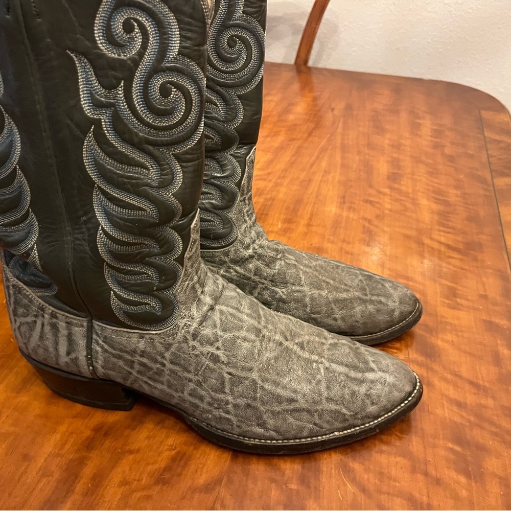 Tony Lama Genuine Elephant Boots 13D